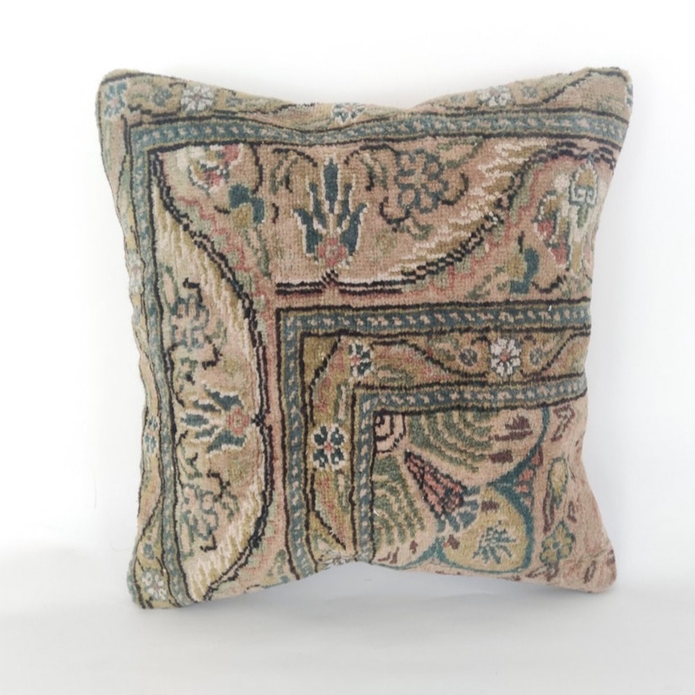 16x16 Vintage Turkish Pillow Cover